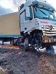 LKW-Bergung bei Oberspier (Foto: S.Dietzel)