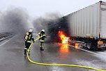 L&ouml;scharbeiten A38 (Foto: Feuerwehr Heiligenstadt)