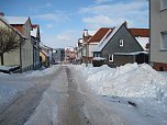 Schneechaos in Leinefelde (Foto: Michael Kruppe)