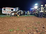 Schwerer Verkehrsunfall bei Gerbershausen (Foto: S. Dietzel)