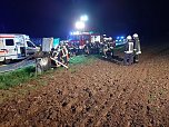 Schwerer Verkehrsunfall bei Gerbershausen (Foto: S. Dietzel)
