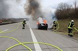 Ausgebranntes Auto auf der A38 bei Leinefelde (Foto: Feuerwehr Heiligenstadt) Ausgebranntes Auto auf der A38 bei Leinefelde (Foto: Feuerwehr Heiligenstadt)