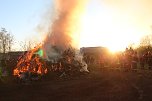 Osterfeuer in Heiligenstadt (Foto: Feuerwehr Heiligenstadt)