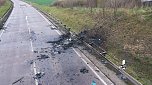 Unfallstelle in Luftaufnahmen (Foto: S.Dietzel)