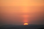 Sonnenuntergang - fotografiert vom Hainer Berg (Foto: Christoph Keil)