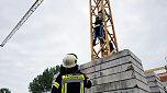 Feuerwehr trainiert Absturzsicherung (Foto: Feuerwehr Heiligenstadt )
