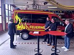 Neues Fahrzeug f&uuml;r die Leinefelder Feuerwehr (Foto: Stadt Leinefelde-Worbis)