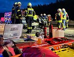 Schwerer Unfall auf der A38 (Foto: Feuerwehr Breitenbach , Silvio Dietzel) Schwerer Unfall auf der A38 (Foto: Feuerwehr Breitenbach , Silvio Dietzel)