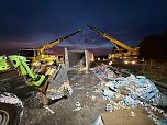 LKW-Unfall auf der Autobahn 38 (Foto: S.Dietzel) LKW-Unfall auf der Autobahn 38 (Foto: S.Dietzel)