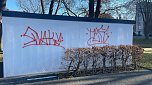 Graffiti-Schmiererei in Worbis (Foto: Stadt Leinefelde-Worbis)