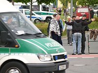 Bild: Neonaziveranstaltung Polizeipr&auml;senz