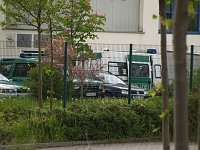 Bild: Neonaziveranstaltung Polizeipr&auml;senz
