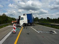 Unfall auf der A 38 Bild: Unfall auf der A 38