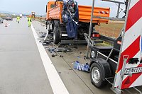 Schwere Unfall auf der A 38 Bild: Schwere Unfall auf der A 38