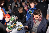 Werder-Bremen-Profis in Bleicherode Bild: Werder-Bremen-Profis in Bleicherode