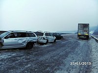 Bild: Unfall auf der Autobahn