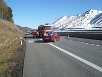 Unfall auf der Autobahn Bild: Unfall auf der Autobahn