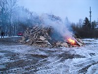 Osterfeuer in Leinefelde Bild: Osterfeuer in Leinefelde