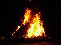 Osterfeuer in Leinefelde Bild: Osterfeuer in Leinefelde