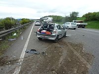 Bild: Unfall auf der Autobahn