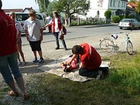 Bild: Junge Sanit&auml;ter im Wettstreit