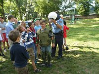 Bild: Polizeivorf&uuml;hrungen im Zeltlager der Johanniter