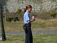 Bild: Polizeivorf&uuml;hrungen im Zeltlager der Johanniter