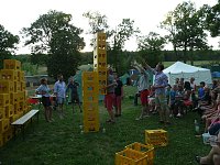Bild: Abschlussabend des Zeltlagers der Johanniter