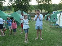 Bild: Abschlussabend des Zeltlagers der Johanniter