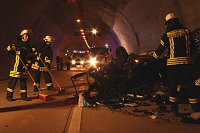 Bild: T&ouml;dlicher Unfall im Tunnel