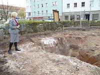 Bild: Oberb&uuml;rgermeisterin Rinke vor Ort