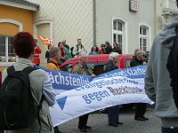 Bild: Protest gegen Neonazis