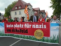 Bild: Protest gegen Neonazis