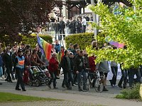 Bild: Protest gegen Neonazis