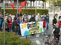 Bild: Protest gegen Neonazis