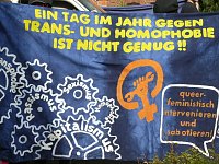 Bild: Protest gegen Neonazis