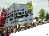 Bild: Protest gegen Neonazis