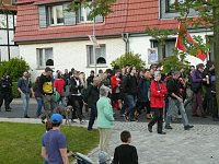 Bild: Protest gegen Neonazis