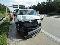 Bild: Unfall auf der Autobahn