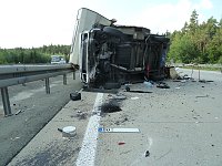 Bild: Unfall auf der Autobahn