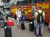 Bild: Abfahrt der Ministranten