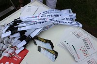 Bild: Zeichen gegen Rechts gesetzt