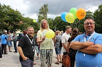 Bild: Zeichen gegen Rechts gesetzt