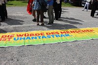 Bild: Zeichen gegen Rechts gesetzt