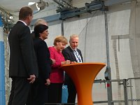 Angela Merkel in Leinefelde Bild: Angela Merkel in Leinefelde