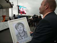 Angela Merkel in Leinefelde Bild: Angela Merkel in Leinefelde