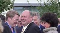 Angela Merkel in Leinefelde Bild: Angela Merkel in Leinefelde