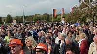 Angela Merkel in Leinefelde Bild: Angela Merkel in Leinefelde