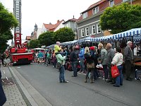 Bild: Feuerwehr&uuml;bung bei der Sparkasse