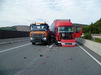 Bild: Crash auf der A38